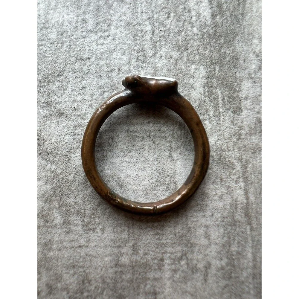One Of a Kind Handmade Opal Ring Raw Stone Natural Beauty Simple Size 6